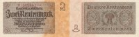 Deutsches Reich, Drittes Reich, 2 Rentenmark Ro.167b Reichsdruck KN 8 stellig, rot, -