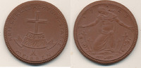Deutsches Reich, Sachsen, Medaille, Medaille aus Böttger-Steinzeug, Porzellan Manufaktur Meissen, -