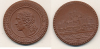 Deutsches Reich, Sachsen, Medaille, braunes Böttger Steinzeug, Johann Friedrich Böttger, Porzellan Manufaktur Meissen, -