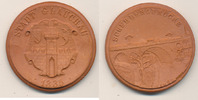 Deutsches Reich, Sachsen, Medaille Glauchau, Scherbergbrücke, -