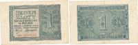Deutschland,Drittes Reich, 1 Zloty Generalgouvernement Polen, Ro.579b, Serie BD KN 18mm lang, -