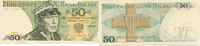 Polen 50 Zlotych 2 Buchstaben vor KN, -