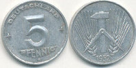 Deutschland,DDR, 5 Pfennig -