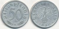 Deutsches Reich,Drittes Reich, 50 Reichspfennig J.372 Alu, -