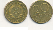 Deutschland,DDR, 20 Pfennig J.1511a ohne Mz. -