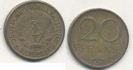 Deutschland,DDR, 20 Pfennig J.1511a ohne Mz. -