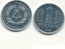 Deutschland,DDR, 1 Pfennig -