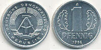 Deutschland,DDR, 1 Pfennig -