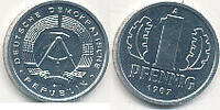 Deutschland, DDR, 1 Pfennig -