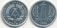 Deutschland, DDR, 1 Pfennig -