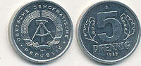 Deutschland, DDR, 5 Pfennig -