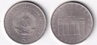 Deutschland, DDR, 5 Mark J.1536 Brandenburger Tor, Berlin, -
