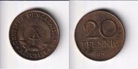 Deutschland DDR, 20 Pfennig -