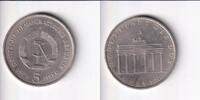 Deutschland, DDR, 5 Mark Brandenburger Tor, -