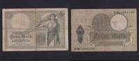 Kaiserreich, Reichskassenscheine, 10 Mark Ro.27b, DEU-53b, KN 7 stellig Serie:V, -