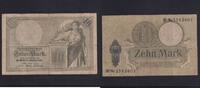 Kaiserreich, Reichskassenschein, 10 Mark Ro.27b, DEU-53b, KN 7 stellig Serie:R, -