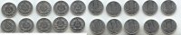 Deutschland 1 Pfennig DDR Lot 10 Stück -