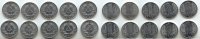 Deutschland 1 Pfennig DDR Lot 10 Stück -