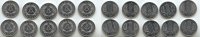 Deutschland 1 Pfennig DDR Lot 10 Stück -