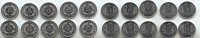 Deutschland 1 Pfennig DDR Lot 10 Stück -