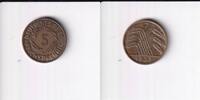 Deutsches Reich, Drittes Reich, 5 Reichspfennig 1935 J ss., Messing, 2,99 EUR  plus 7,00 EUR verzending