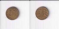 Deutsches Reich, Drittes Reich, 5 Reichspfennig 1936 D ss+., Messing, 2,99 EUR  plus 7,00 EUR verzending