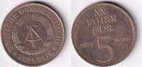 Deutschland, DDR, 5 Mark 20 Jahre DDR, -