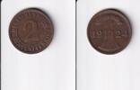 Deutsches Reich, Weimarer Republik, 2 Rentenpfennig, -