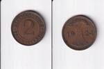 Deutsches Reich, Weimarer Republik, 2 Reichspfennig -