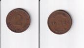 Deutsches Reich, Weimarer Republik, 2 Reichspfennig -