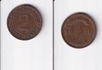 Deutsches Reich, Drittes Reich, 2 Reichspfennig ohne Hakenkreuz, -