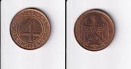 Deutsches Reich, Weimarer Republik, 4 Reichspfennig -
