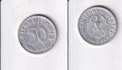 Deutsches Reich, Drittes Reich, 50 Reichspfennig ohne Hakenkreuz, -