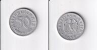 Deutsches Reich, Drittes Reich, 50 Reichspfennig ohne Hakenkreuz, -