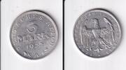 Weimarer Republik, 3 Mark mit Umschrift Verfassungstag, -