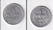 Weimarer Republik, 3 Mark mit Umschrift Verfassungstag, -