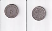 Deutsches Reich, Kaiserreich, 5 Pfennig großer Adler, -