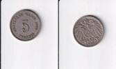 Deutsches Reich, Kaiserreich, 5 Pfennig großer Adler, -