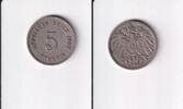 Deutsches Reich, Kaiserreich, 5 Pfennig großer Adler, -