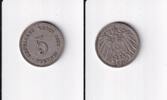 Deutsches Reich, Kaiserreich, 5 Pfennig großer Adler, -