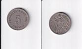 Deutsches Reich, Kaiserreich, 5 Pfennig großer Adler, -
