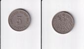 Deutsches Reich, Kaiserreich, 5 Pfennig großer Adler, -