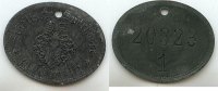 Deutsches Reich, Sachsen, Zink Medaille Chemnitz,Sparkasse -