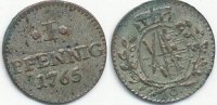 Altdeutschland 1 Pfennig Sachsen -