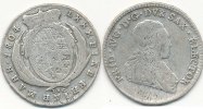 Altdeutschland 1/6 Taler Sachsen -