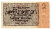 Deutschland 2 Rentenmark 30.Januar Ro.167a -