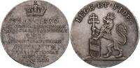 Habsburg Silbermedaille Franz II. auf die Ungarische Krönung / Lege et Fide -