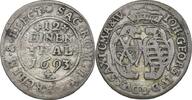Sachsen 1/12 Taler Johann Georg IV. -