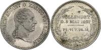 Sachsen 1/6 Taler Friedrich August I. -