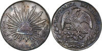 Mexiko 8 Reales 1862 MO CH UNC